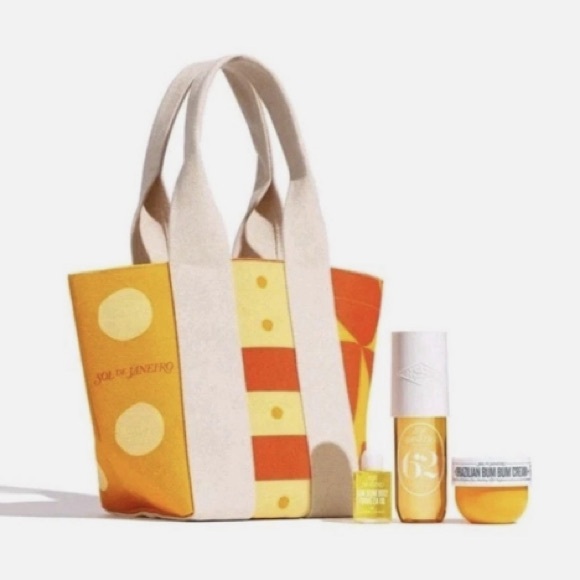 SOL DE JANEIRO Limited Edition Canvas Mini Tote - 12L x 6W x 8H inches NIP - Picture 6 of 6